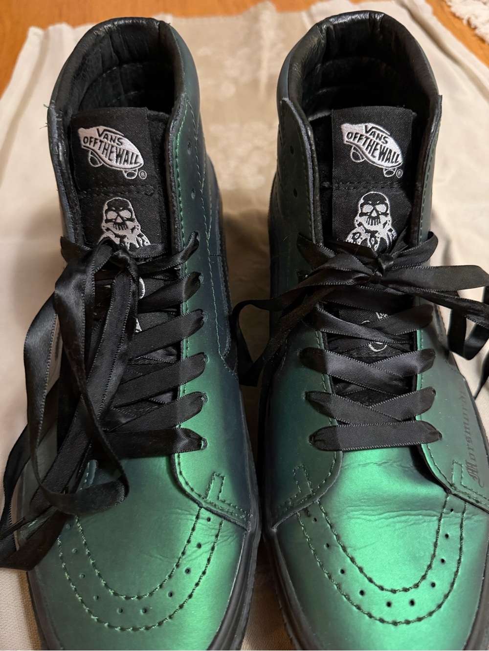 Harry Potter Slytherin Platform Vans size 9.5 - Picture 4 of 6